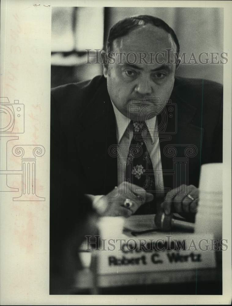 1975 Press Photo New York State Assemblyman Robert Wertz - tua14627 - Historic Images