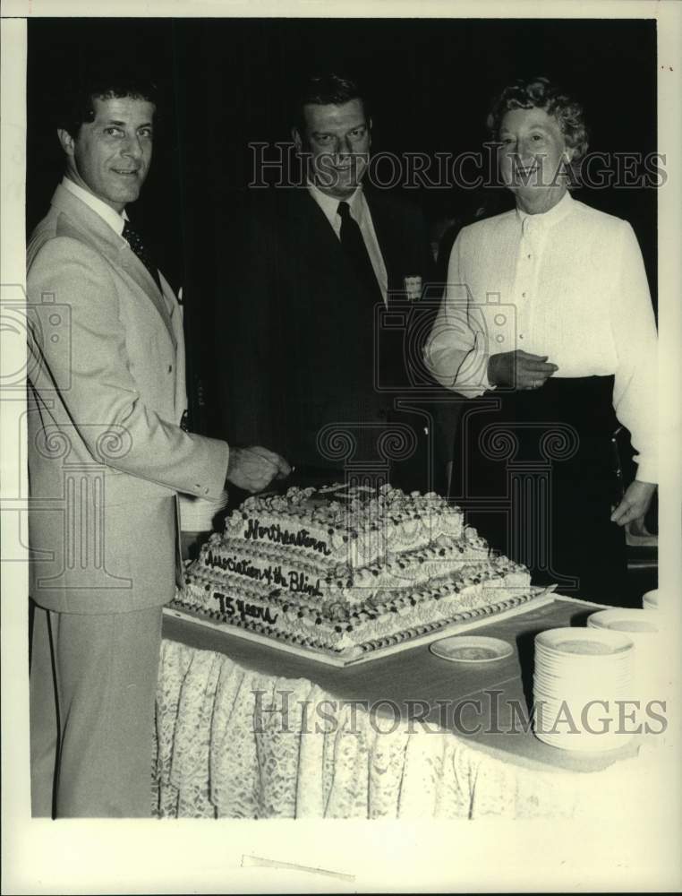 1983 Press Photo Northeastern Association of the Blind celebration, Albany, NY - Historic Images