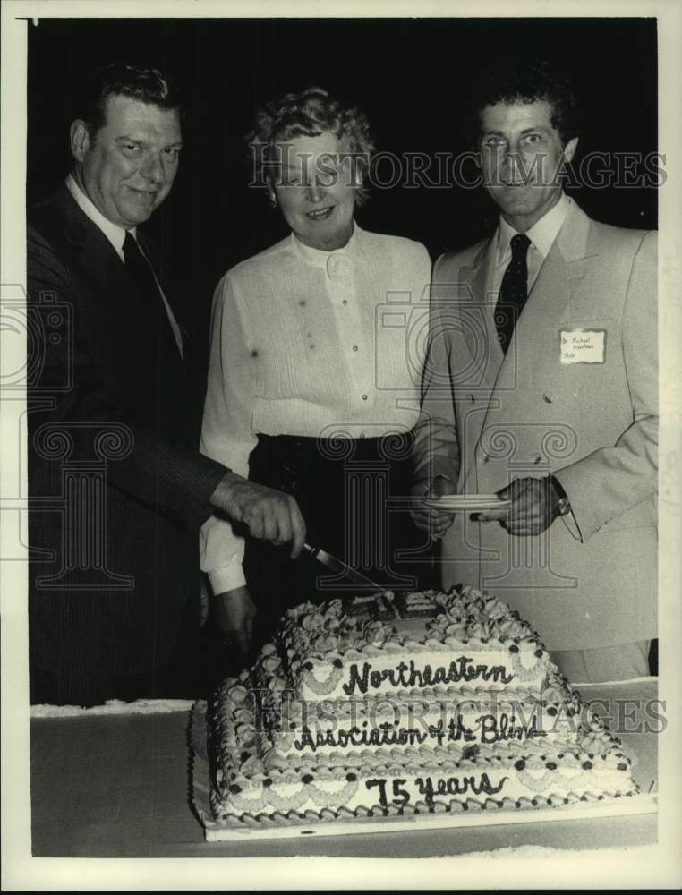 1983 Press Photo Northeastern Association of the Blind celebration, Albany, NY - Historic Images