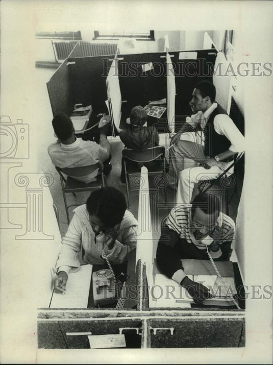 1981 Press Photo Albany, NY welfare recipients at "Search for Success" program - Historic Images