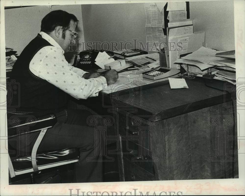 1979 Press Photo Theodore Schwartz, Union College, Schenectady, New York - Historic Images