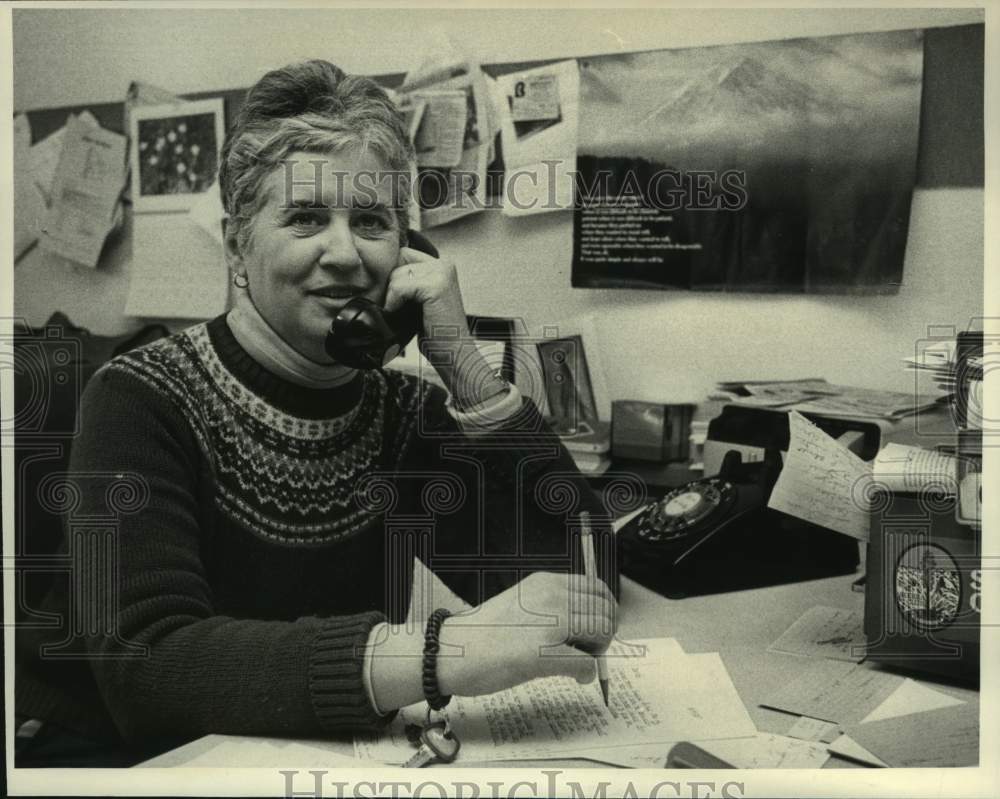 1985 Press Photo Mrs. Patricia D Obrecht, Schenectady, NY, Community Liaison - Historic Images