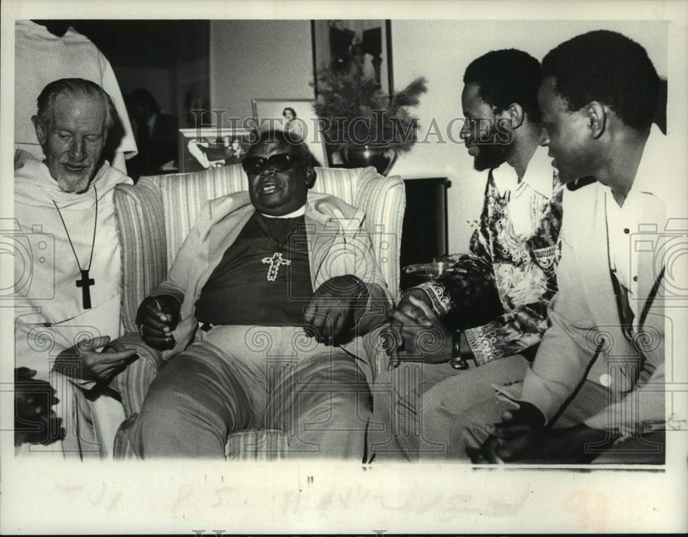 1981 Press Photo West African students meet with Albany, New York clergy - Historic Images