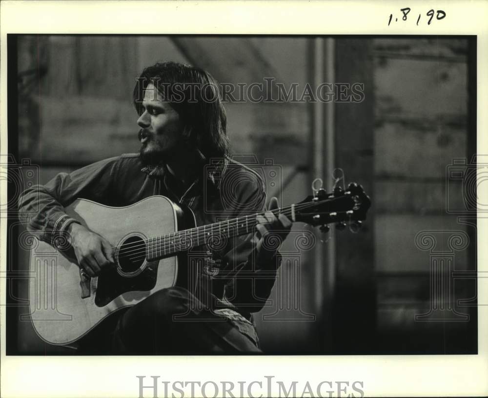 1983 Press Photo Guitarist Stan Scott performing in New York - tua15254 - Historic Images