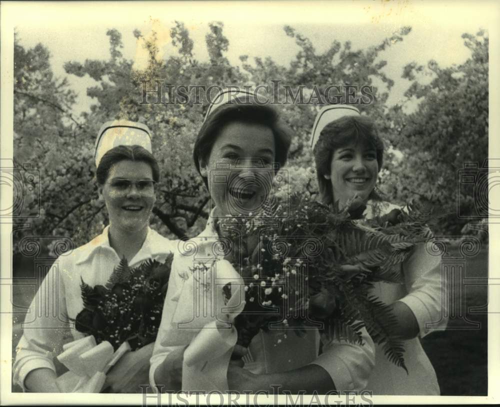 1983 Press Photo Nurses graduate from Albany, NY Medical Center nursing school - Historic Images