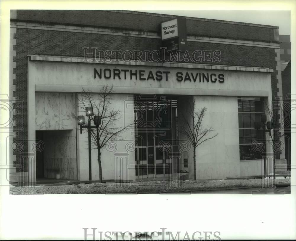 1995 Press Photo Northeast Savings, 500 State Street, Schenectady, New York - Historic Images