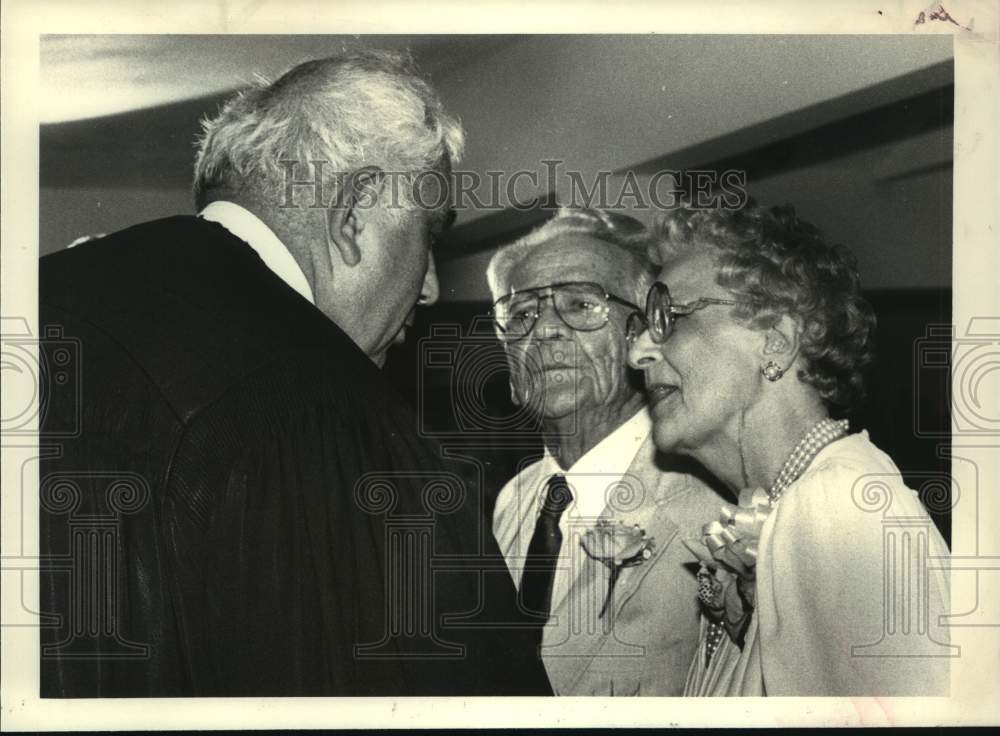 1986 Press Photo Wellspring House residents get married in Albany, New York - Historic Images