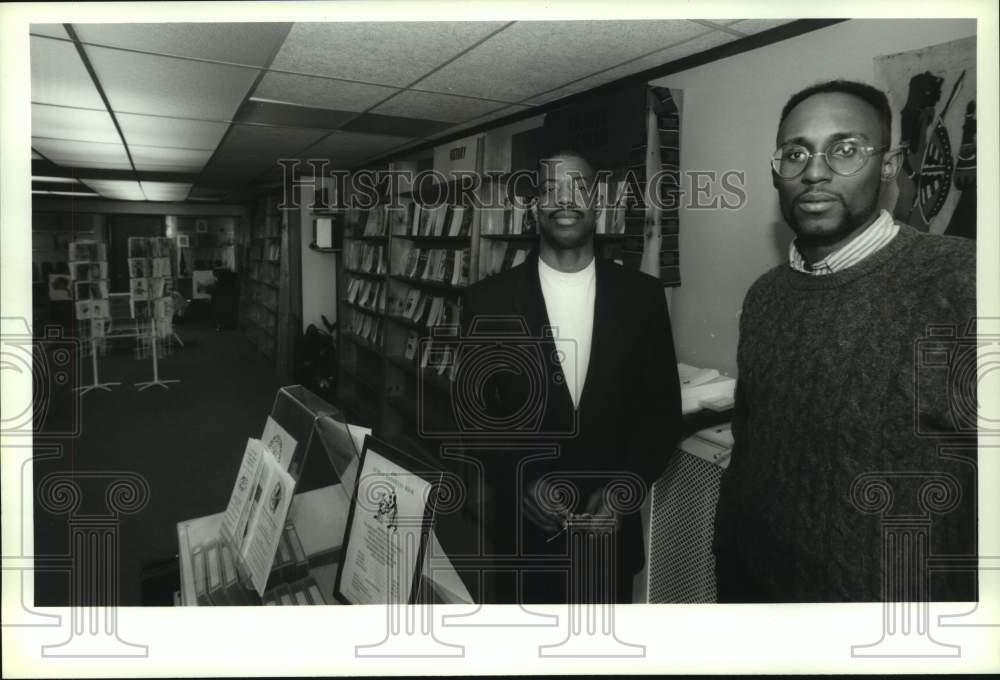 1994 Press Photo Nubian Pathways Bookstore &amp; Cultural Emporium, Albany, NY - Historic Images