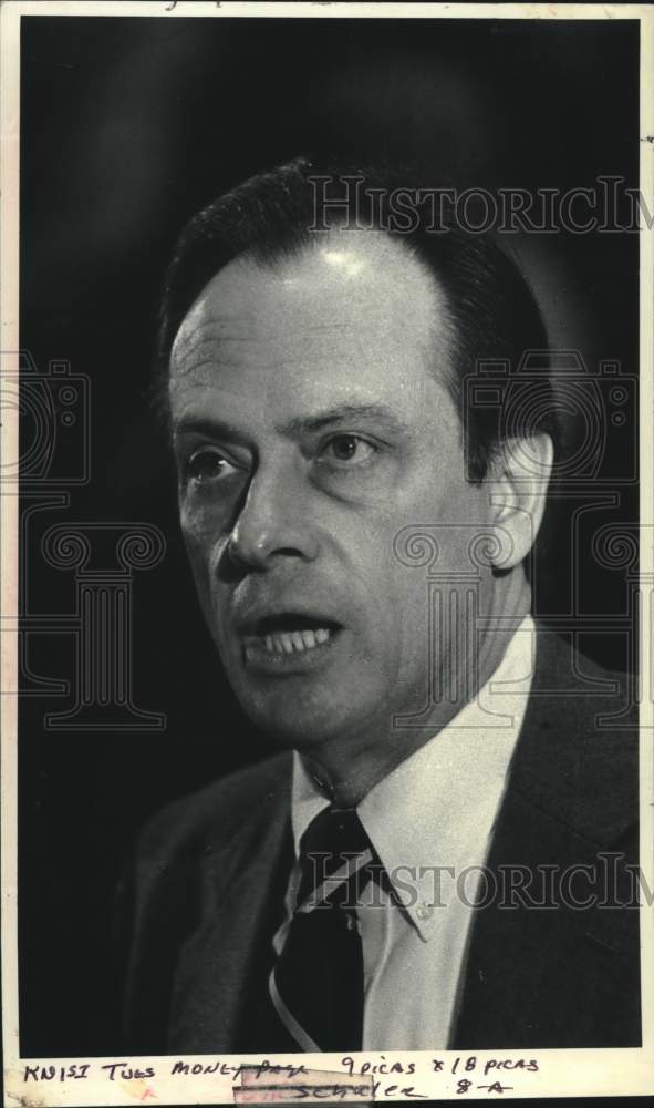 1980 Press Photo Raymond Schuler, Associated Industries of New York State - Historic Images