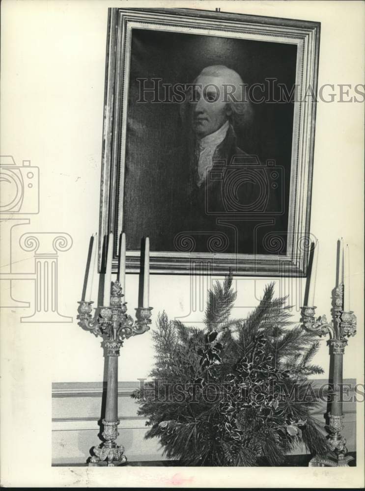 1979 Press Photo Painting of Philip Schuyler at Albany, New York museum - Historic Images
