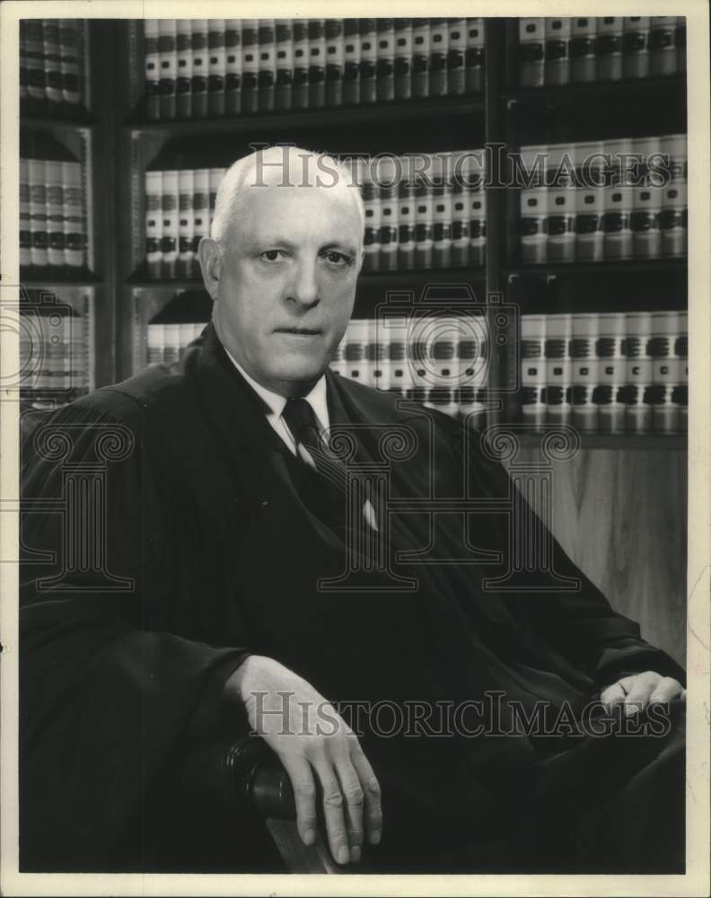 Press Photo Judge John F Scileppi, Associate Judge, NY State Court of Appeals - Historic Images
