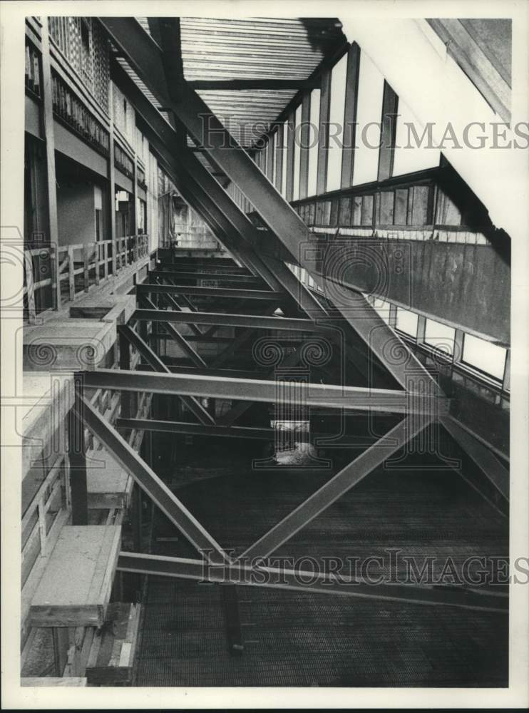 1979 Construction of ice skating rink in Schenectady, New York - Historic Images