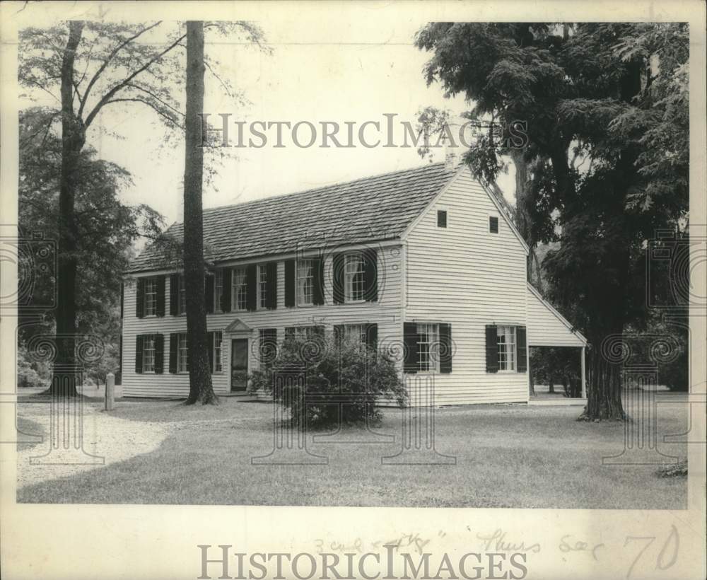 Press Photo Philip Schuyler Mansion, Saratoga National Historic Park, New York - Historic Images