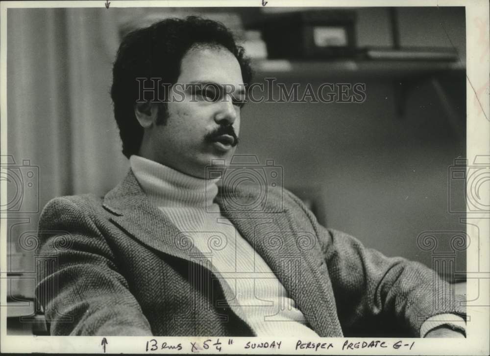 1978 Press Photo Terry S. Weiner, Union College, Schenectady, New York - Historic Images