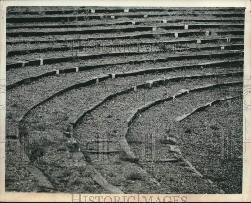 1979 Press Photo Freedom Park, Scotia, New York amphitheater sits empty - Historic Images
