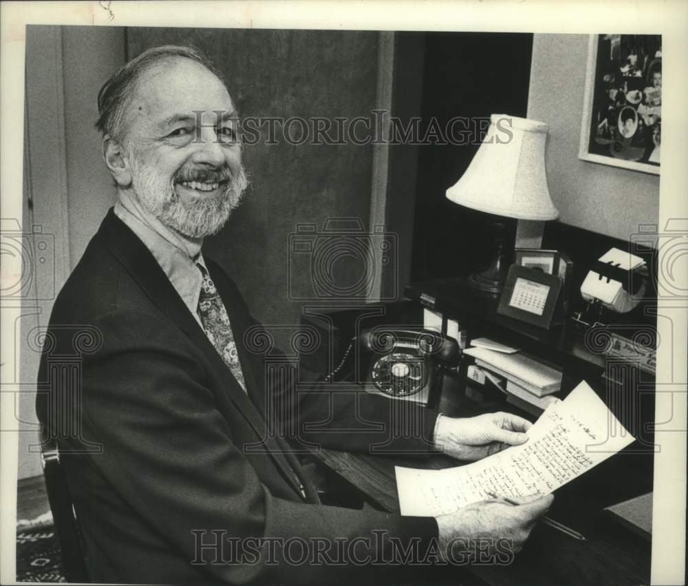1979 Press Photo Dr. Edward Sargent, Albany, New York - tua16707 - Historic Images