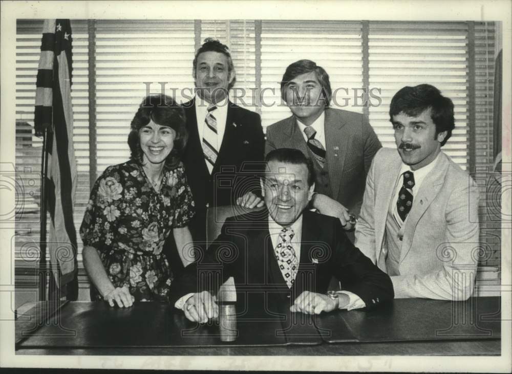 1980 Press Photo Members of Schenectady New York County Board of Representatives - Historic Images