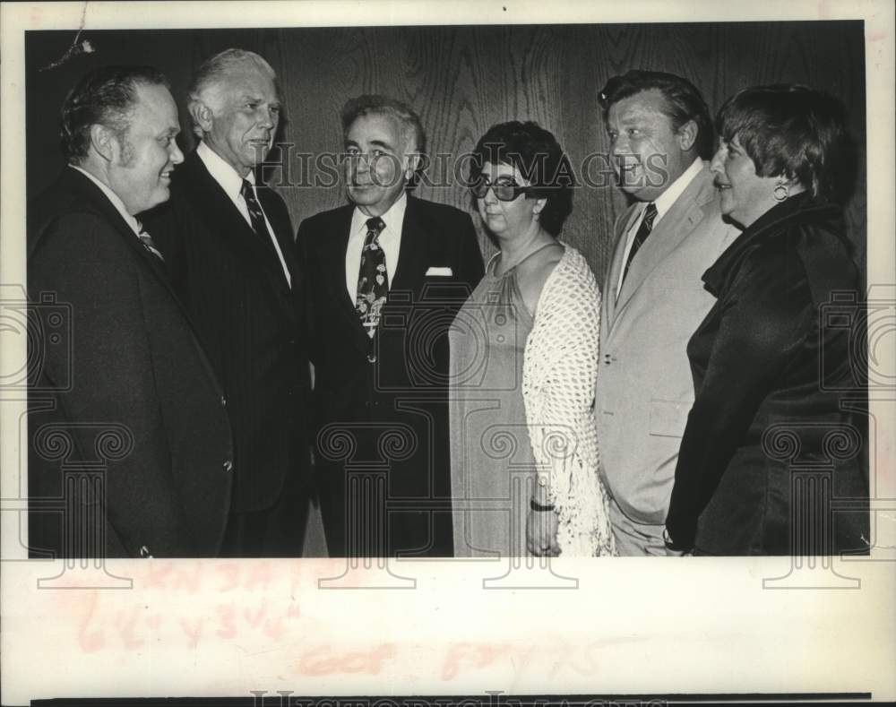 1977 Press Photo Republican politicians meet in Schenectady, New York - Historic Images