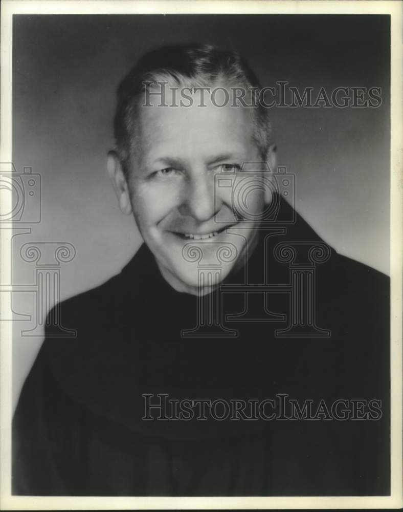 1964 Press Photo Reverend Giles Anthony Webster, OFM, Siena College NY - Historic Images