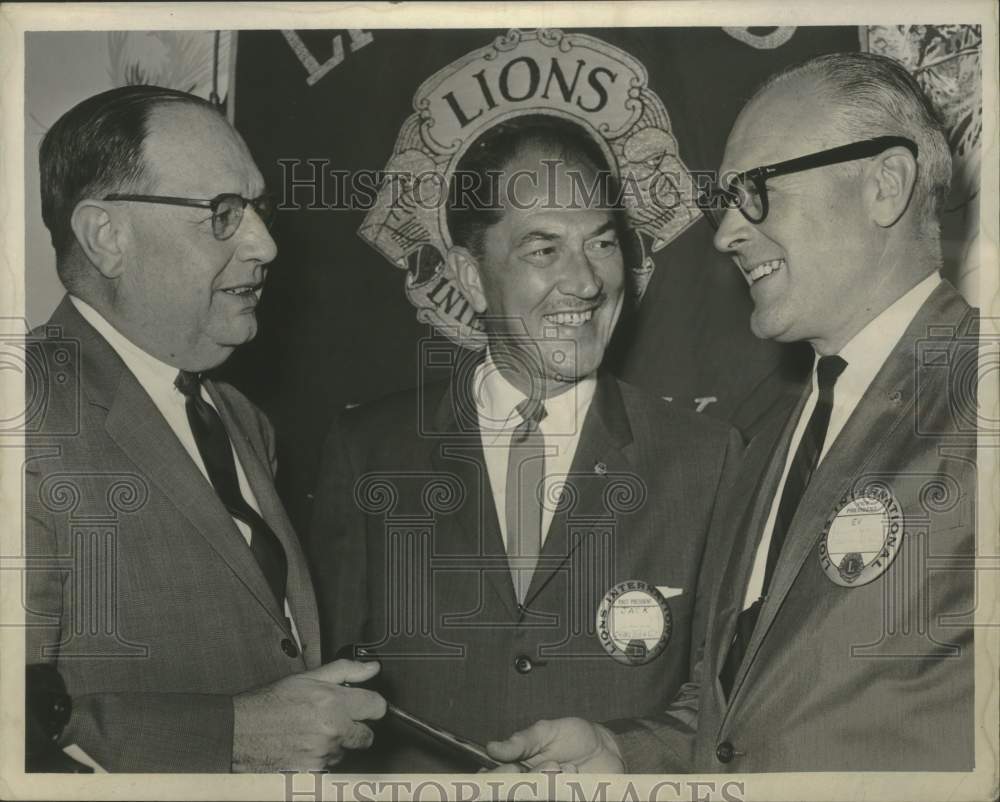 1964 Press Photo Albany New York Lions Club elects new officers - tua18279-Historic Images