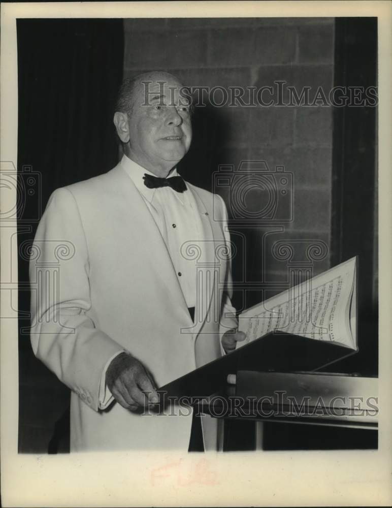 1966 Press Photo Eugene Ormandy, Music Director, The Philadelphia Orchestra - Historic Images