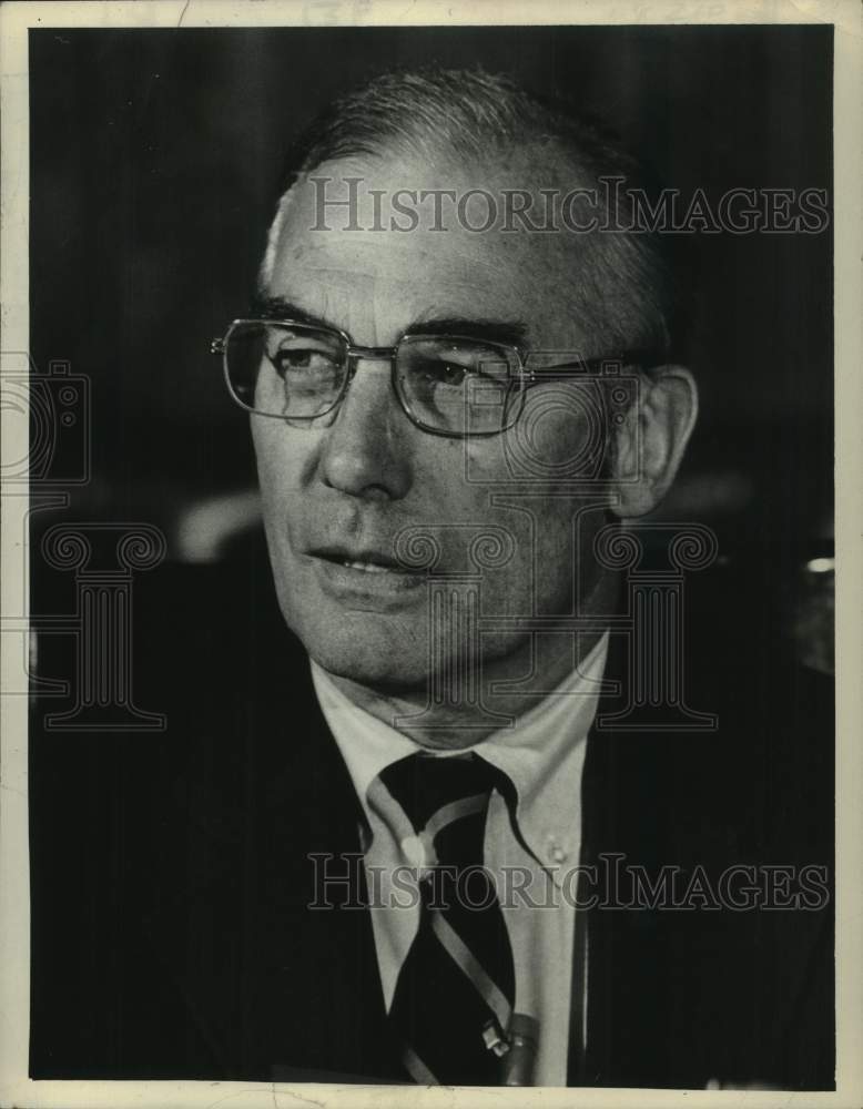 1974 Carl Touhey looks away from camera - Historic Images