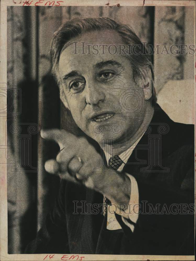 1971 Press Photo Howard J. Samuels, New York politician from Canandaiqua-Historic Images