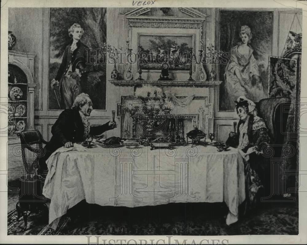 1970 Darby and Joan art print at Kieler's in Albany, New York - Historic Images