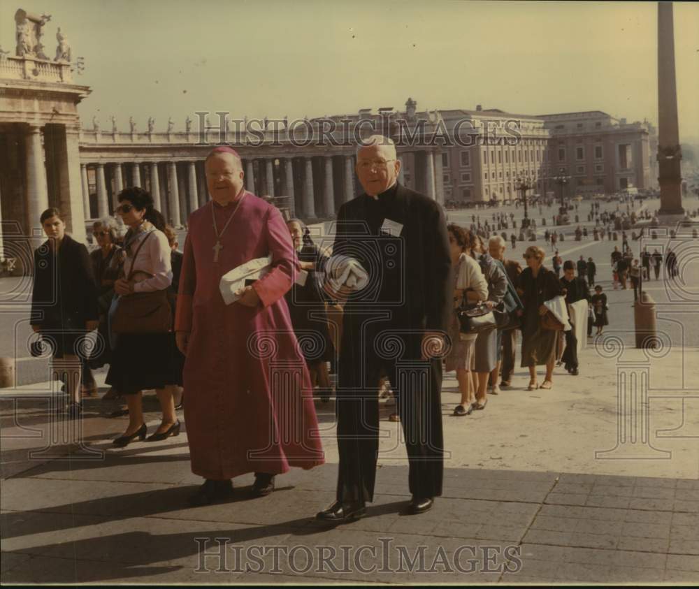Right Reverend Monsignor Edward O'Malley at the Vatican - Historic Images