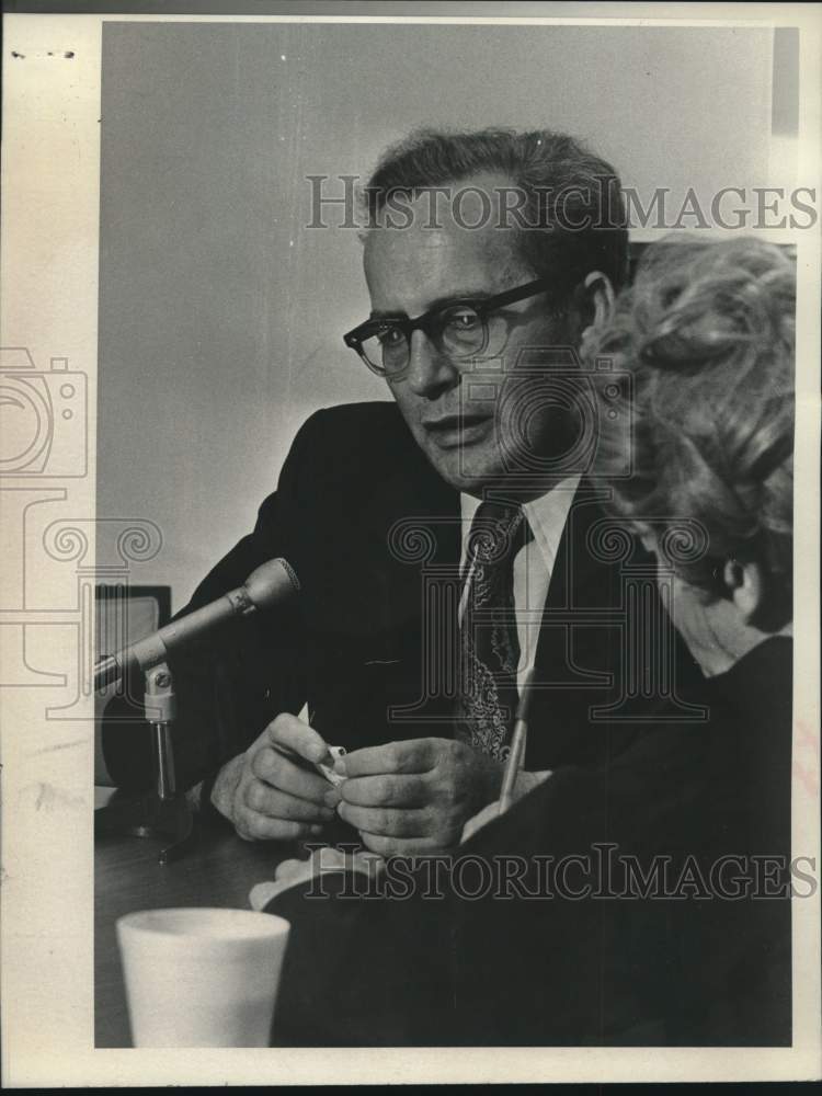 1975 Netanel Lorch, Israeli delegate to United Nations, in New York - Historic Images