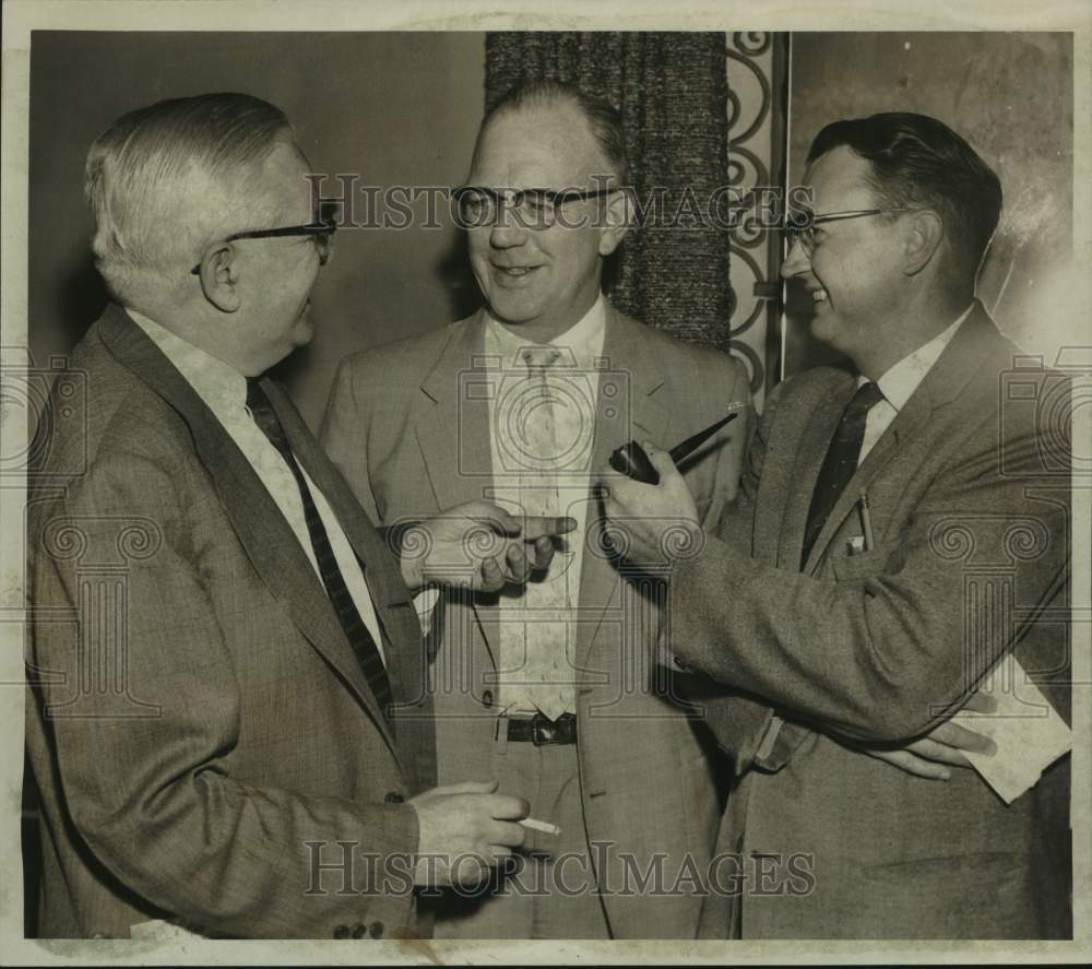 1959 New York State education officials meet in Albany - Historic Images