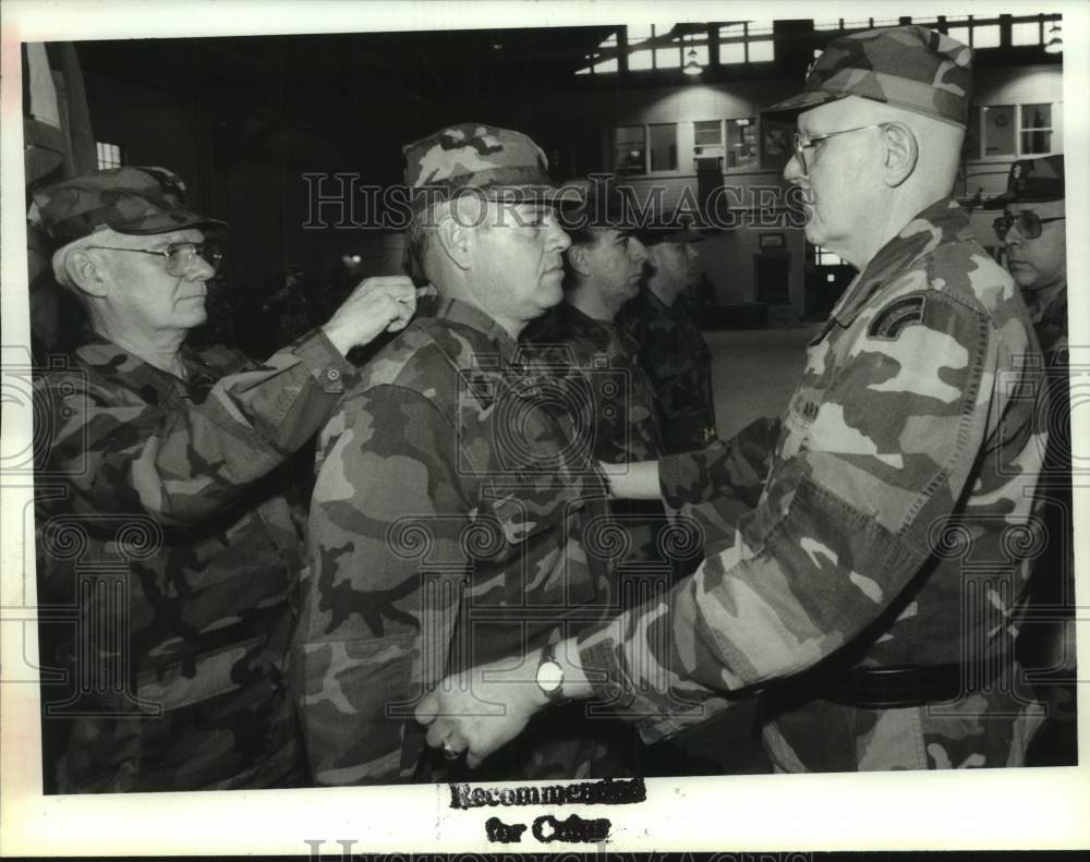 Press Photo Staff Sergeant Francis T Ryder receives Medal at Armory in Albany NY - Historic Images