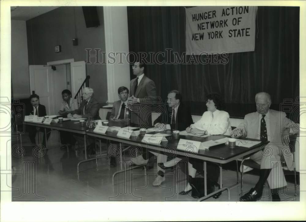 1994 Candidates for Senator Howard Noland&#39;s seat hold town hall - Historic Images
