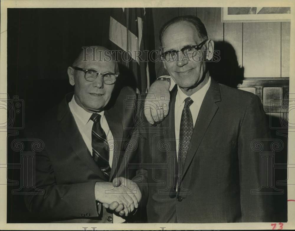 1969 John &amp; Edwin Schumaker, Postmasters &amp; brothers, Albany, NY - Historic Images