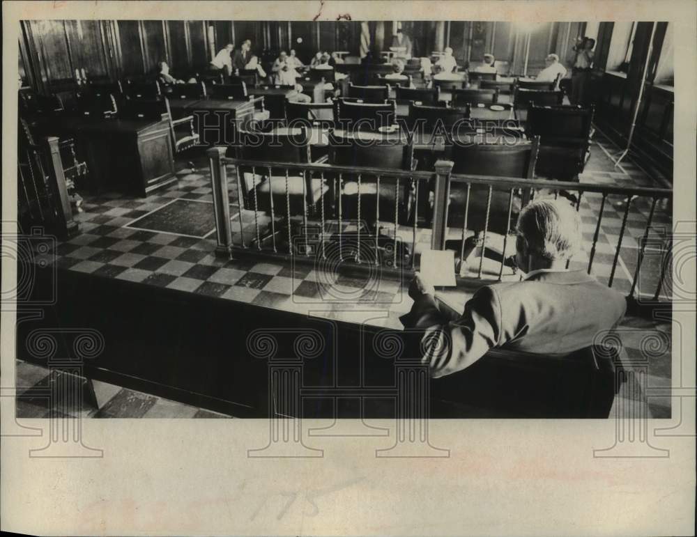 1974 Albany County, New York legislature holds betting hearing - Historic Images