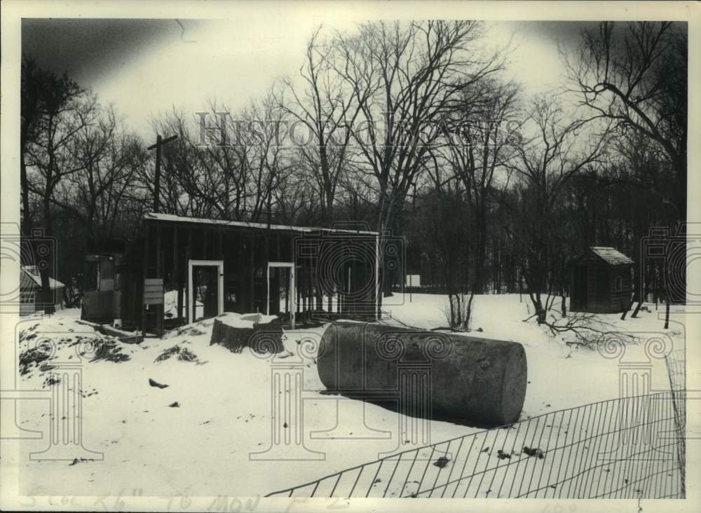 1973 Press Photo Schodack, NY site preserved by Society for Indian artifacts - Historic Images