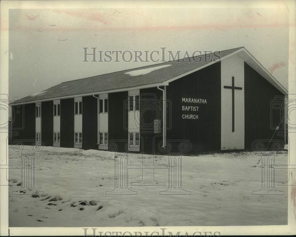 1972 Press Photo Marantha Baptist Church, New York - Historic Images