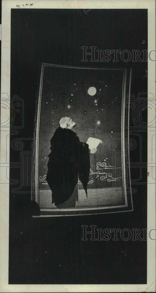 1971 Press Photo Painting on display at the Schenectady Museum, New York - Historic Images