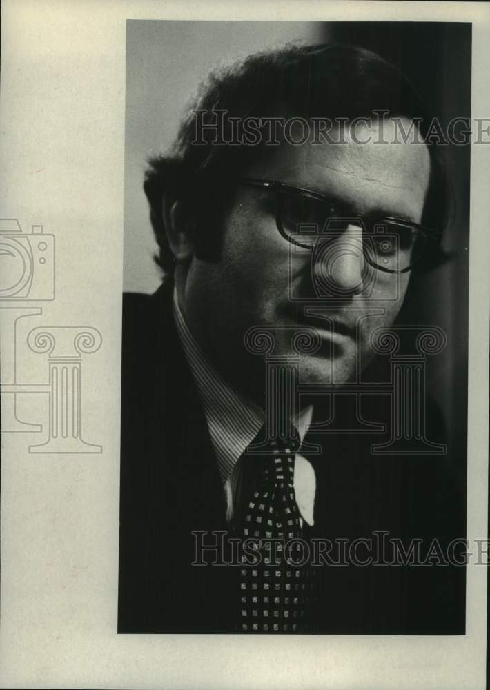 1973 Press Photo Edgar E. Maroney, candidate for Schenectady, NY City Manager - Historic Images