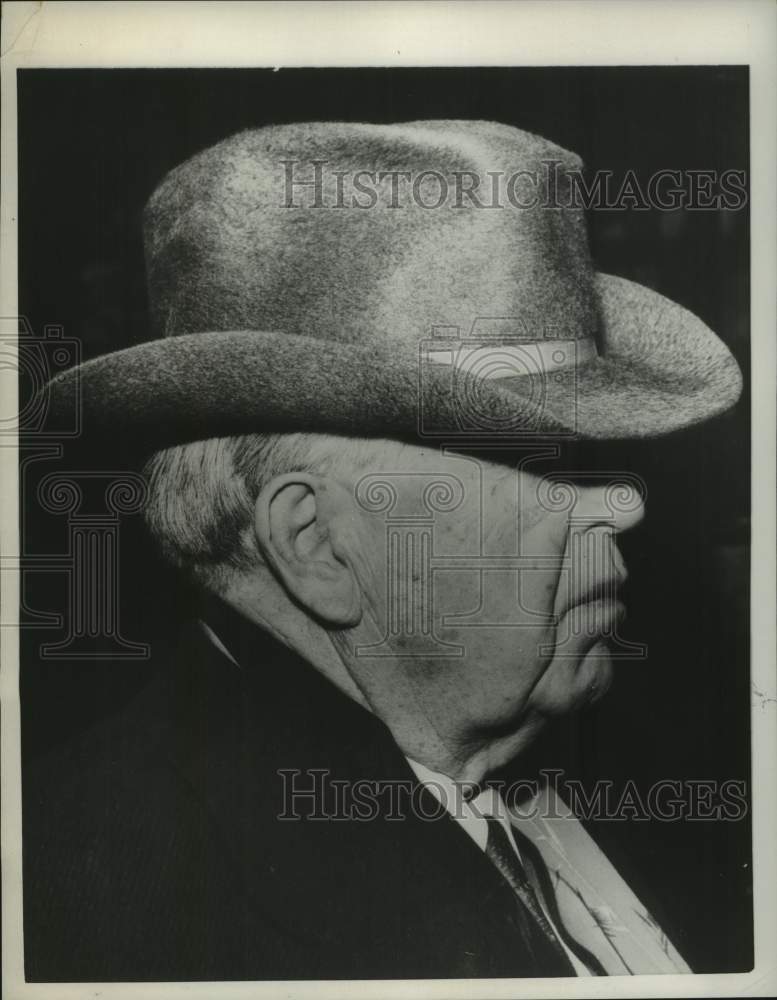 1957 Press Photo United Mine Workers President John L. Lewis in London, England - Historic Images
