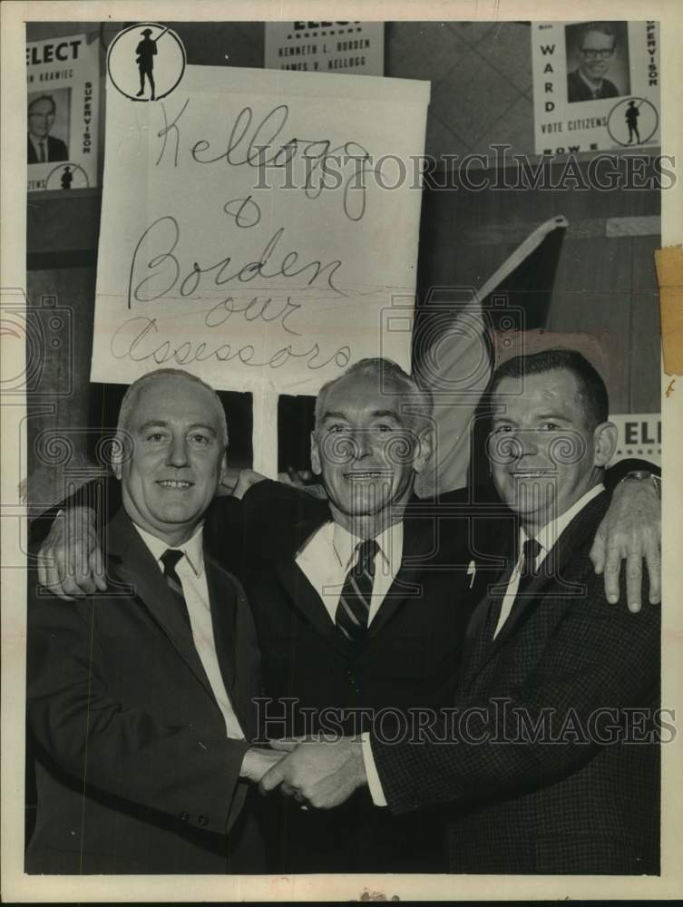 Cohoes, New York Mayor James E. McDonald campaigns for colleagues - Historic Images