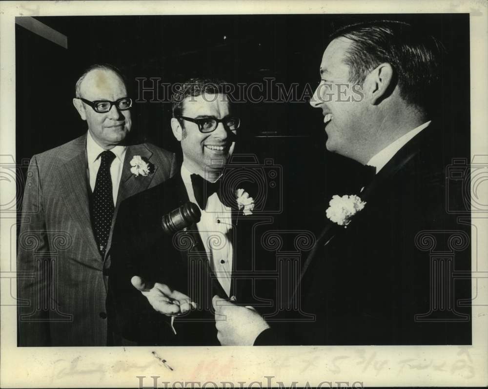 1974 Press Photo Bankers attend banquet in Albany, New York - Historic Images