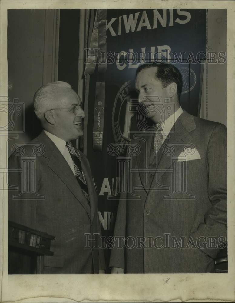 1961 Schuyler Cannon with New York State Senator Walter J. Mahoney-Historic Images