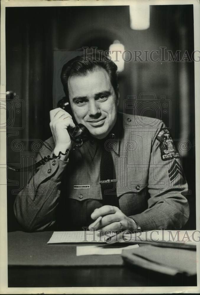 1970 Press Photo Major John Mainello, New York State Police - Historic Images