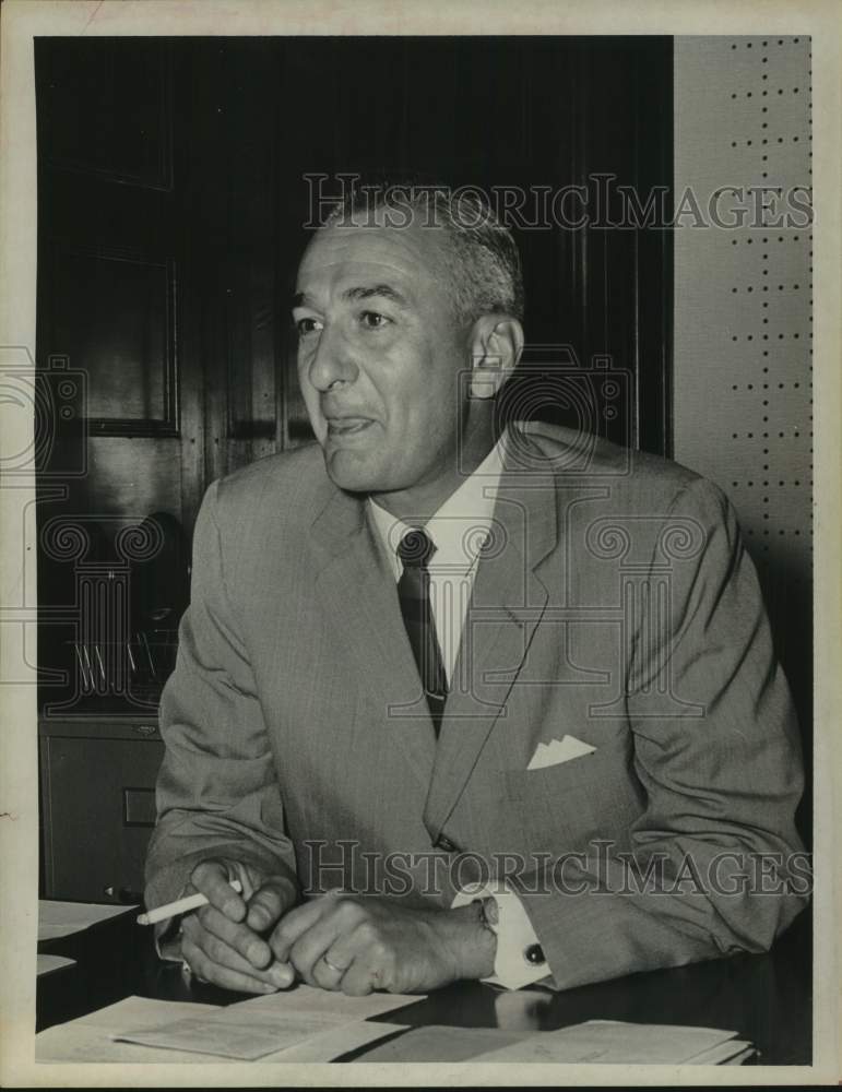 1965 Fred E. Merrell in his New York office - Historic Images