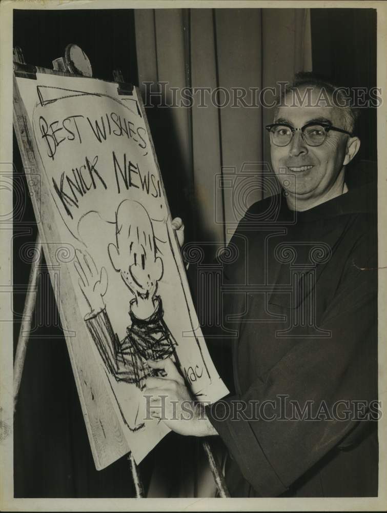 1960 Reverend Justin McCarthy, Franciscan Priest, New York - Historic Images