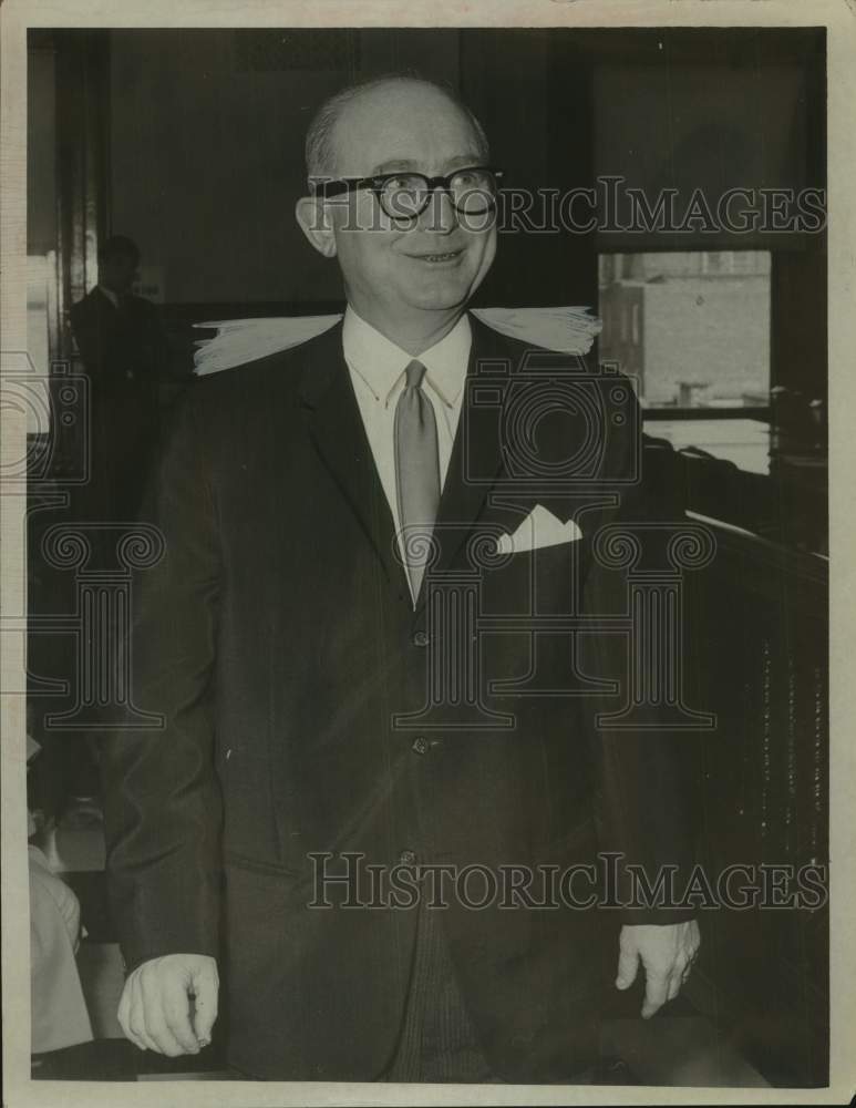 1965 Press Photo Wilfred A. LeForestiere, Troy, New York Corporate Counsel- Historic Images
