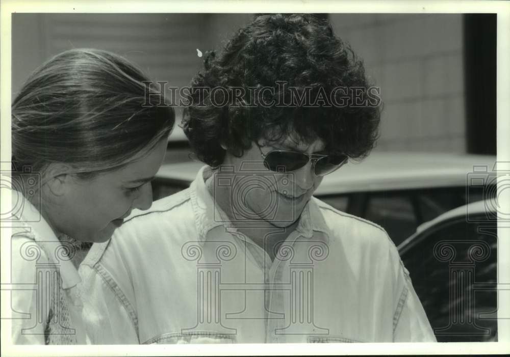 1994 Press Photo Woodstock 94 promoter Michael Land &amp; Barbara Pensoy in New York- Historic Images