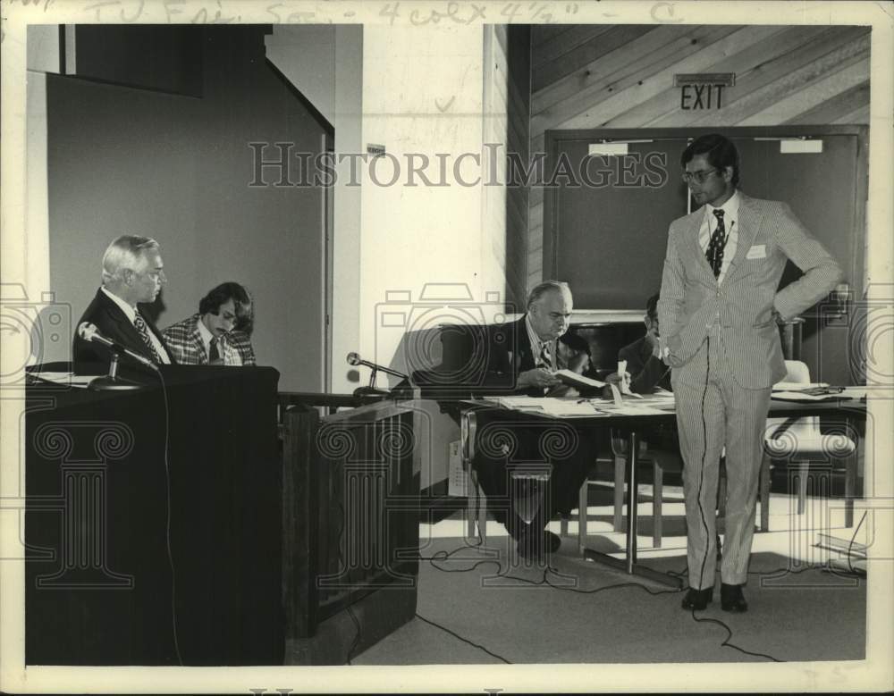 1971 Press Photo Trial held at Rensselaer Institute on Man and Science, New York - Historic Images