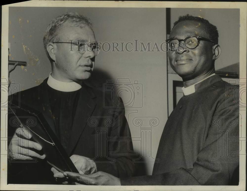 1961 Reverends David Ball and John Arthur in Albany, New York - Historic Images